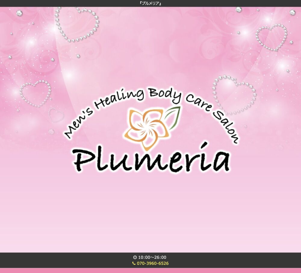 Plumeria〜プルメリア〜(メンズオイルマッサージ) セラピスト